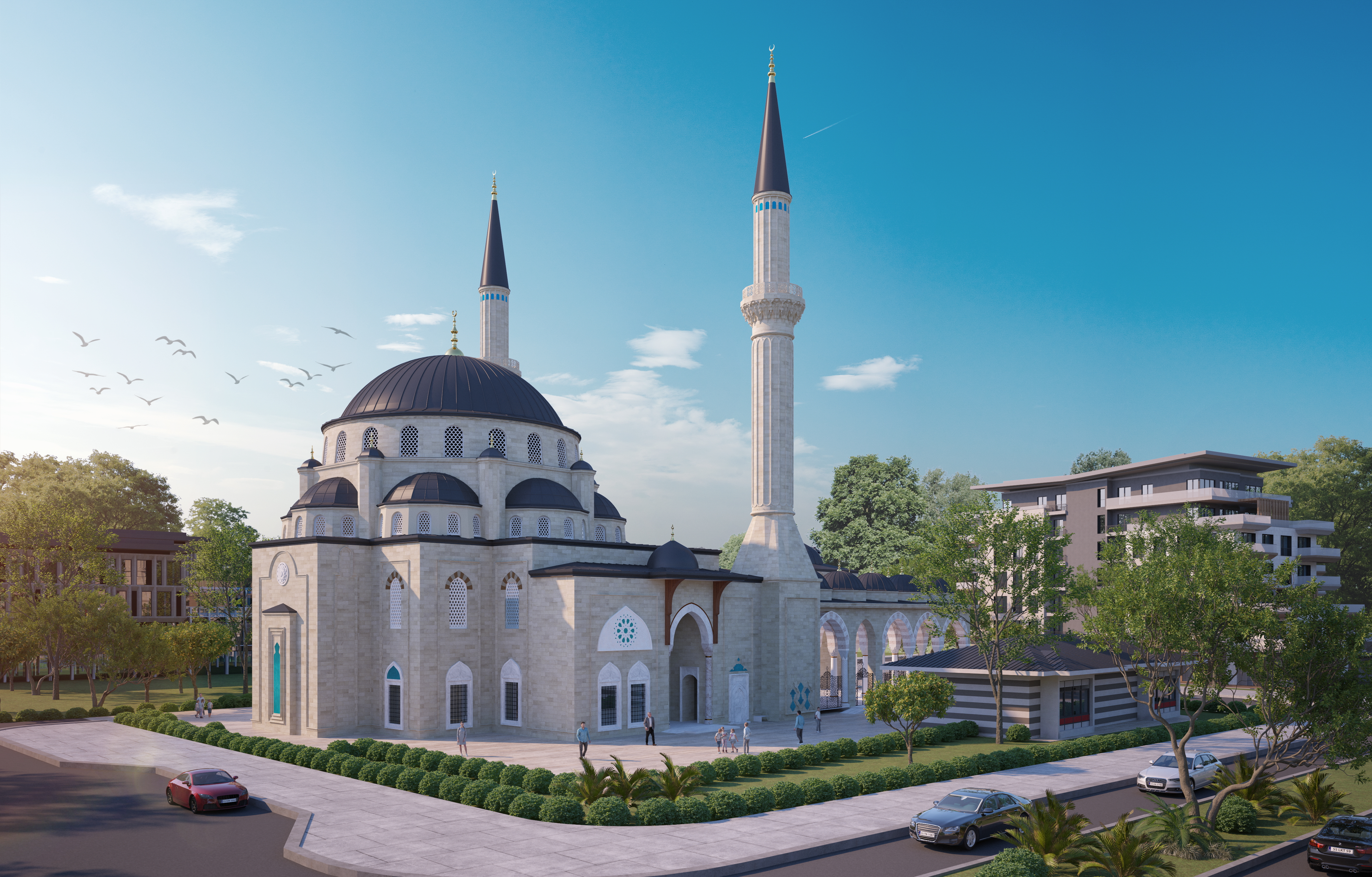 İstanbul Çekmeköy İmar Yolları, Genel Altyapı ve Camii